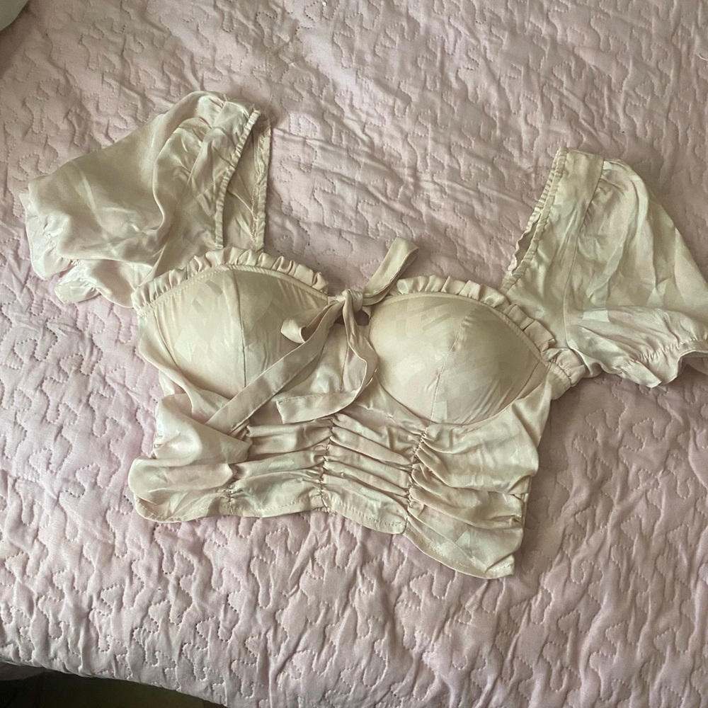 Light pink top